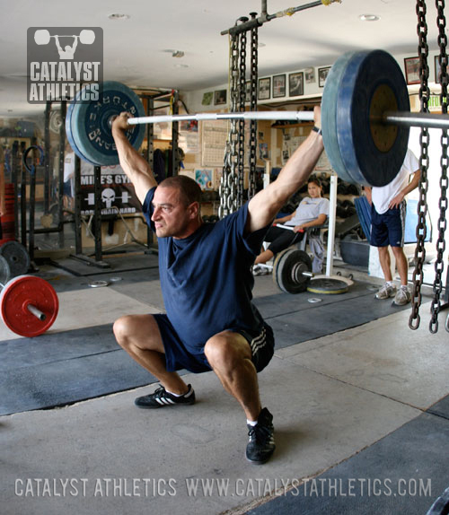 Stephane Rochet making a bodyweight snatch - Olympic Weightlifting, strength, conditioning, fitness, nutrition - Catalyst Athletics 
