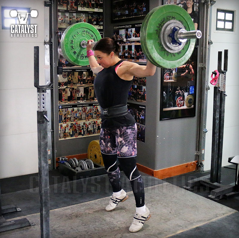 Aimee snatch push press - Olympic Weightlifting, strength, conditioning, fitness, nutrition - Catalyst Athletics 