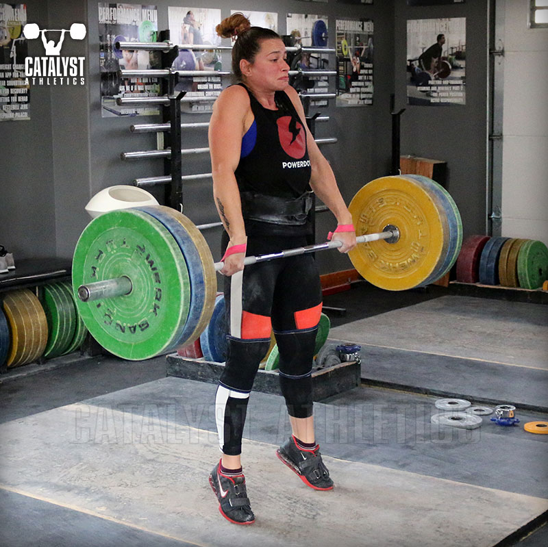 Jess clean pull - Olympic Weightlifting, strength, conditioning, fitness, nutrition - Catalyst Athletics 