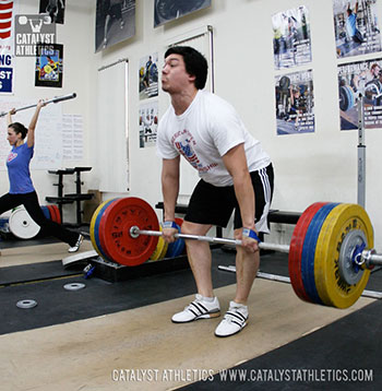 Steve clean pull - Olympic Weightlifting, strength, conditioning, fitness, nutrition - Catalyst Athletics