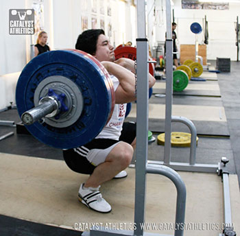 Steve front squat - Olympic Weightlifting, strength, conditioning, fitness, nutrition - Catalyst Athletics