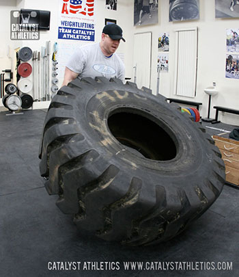 Tom tire flip - Olympic Weightlifting, strength, conditioning, fitness, nutrition - Catalyst Athletics