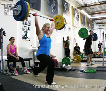 Kara split jerk - Olympic Weightlifting, strength, conditioning, fitness, nutrition - Catalyst Athletics