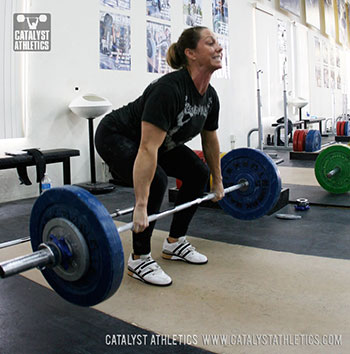 Jocelyn power clean - Olympic Weightlifting, strength, conditioning, fitness, nutrition - Catalyst Athletics