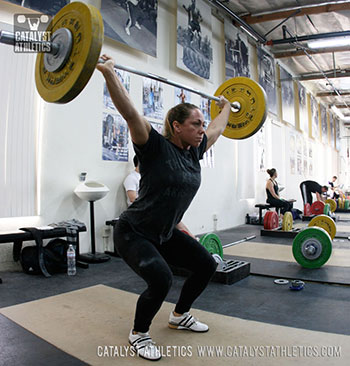 Jocelyn power snatch - Olympic Weightlifting, strength, conditioning, fitness, nutrition - Catalyst Athletics