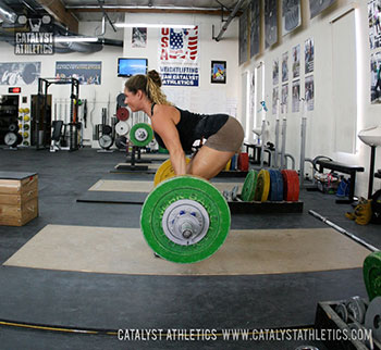 Jocelyn SLDL - Olympic Weightlifting, strength, conditioning, fitness, nutrition - Catalyst Athletics