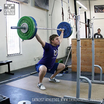 Dave overhead squat - Olympic Weightlifting, strength, conditioning, fitness, nutrition - Catalyst Athletics
