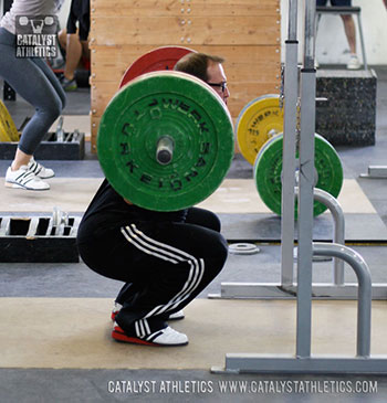 Dave back squat - Olympic Weightlifting, strength, conditioning, fitness, nutrition - Catalyst Athletics