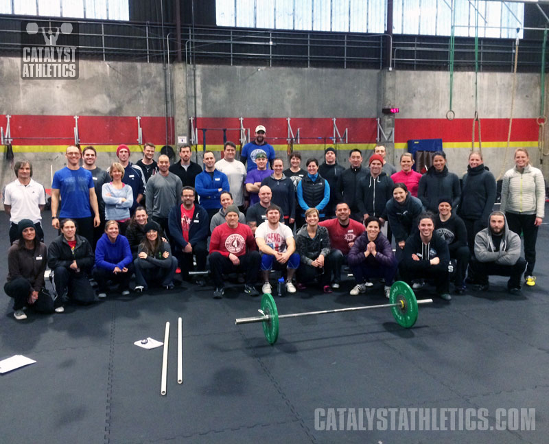 Olympic Weightlifting seminar at CrossFit Seattle February 2014