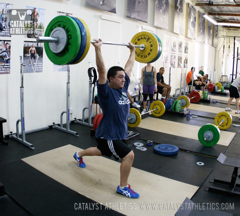Steve split jerk - Olympic Weightlifting, strength, conditioning, fitness, nutrition - Catalyst Athletics 