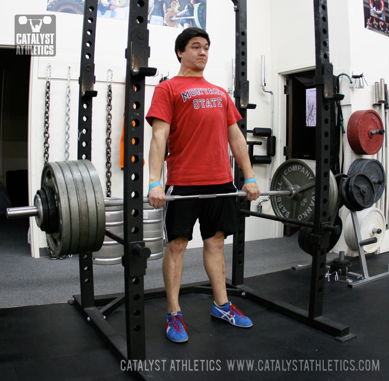 Steve rack pull - Olympic Weightlifting, strength, conditioning, fitness, nutrition - Catalyst Athletics 