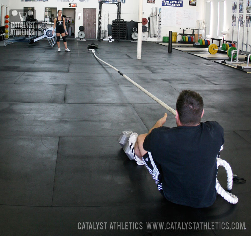 Rope pull - Olympic Weightlifting, strength, conditioning, fitness, nutrition - Catalyst Athletics 