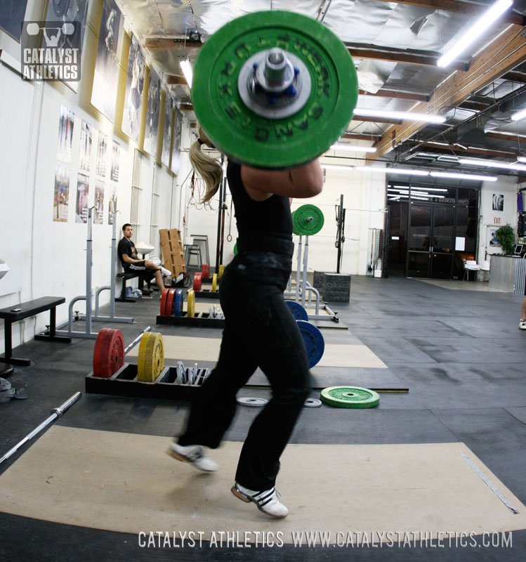 Kara split jerk - Olympic Weightlifting, strength, conditioning, fitness, nutrition - Catalyst Athletics 