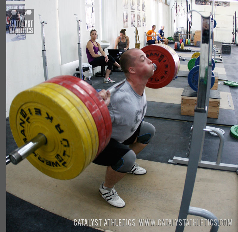 Kyle back squat - Olympic Weightlifting, strength, conditioning, fitness, nutrition - Catalyst Athletics 