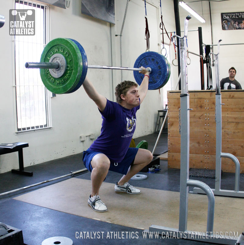 Dave overhead squat - Olympic Weightlifting, strength, conditioning, fitness, nutrition - Catalyst Athletics 