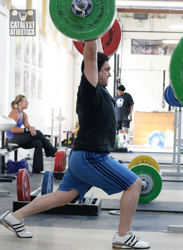 Steve split jerk - Olympic Weightlifting, strength, conditioning, fitness, nutrition - Catalyst Athletics 