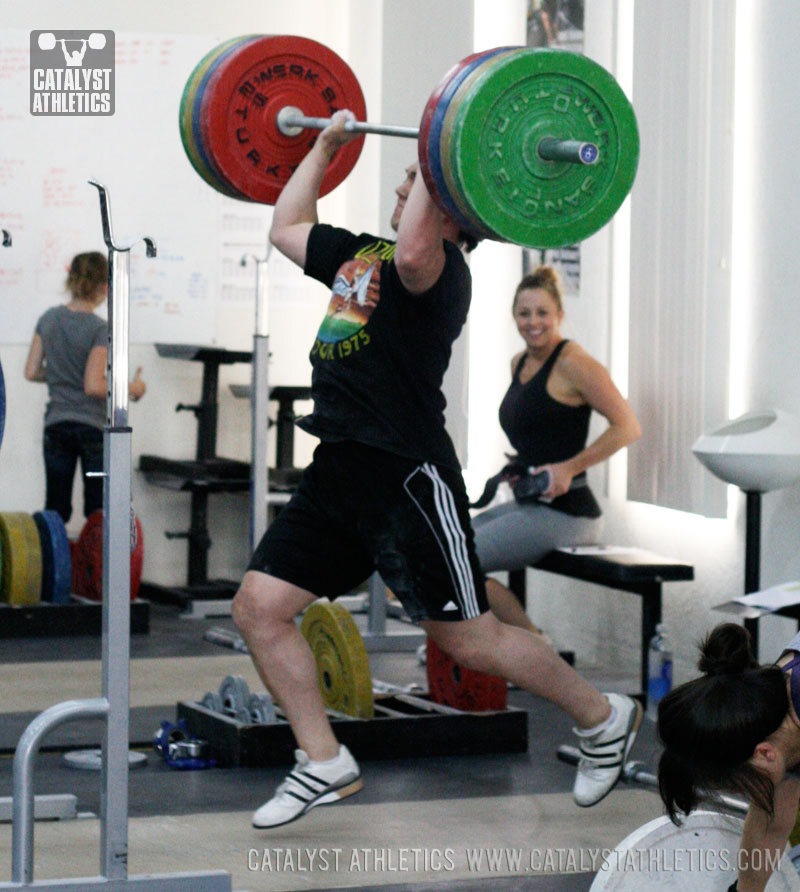 Steve split jerk - Olympic Weightlifting, strength, conditioning, fitness, nutrition - Catalyst Athletics 