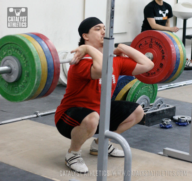 Steve front squat - Olympic Weightlifting, strength, conditioning, fitness, nutrition - Catalyst Athletics 