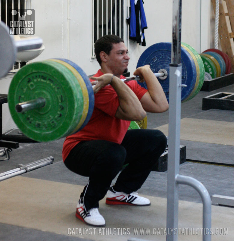 Warren front squat - Olympic Weightlifting, strength, conditioning, fitness, nutrition - Catalyst Athletics 