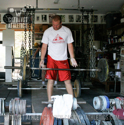 Cody demonstrating his bar levitating ability - Olympic Weightlifting, strength, conditioning, fitness, nutrition - Catalyst Athletics 