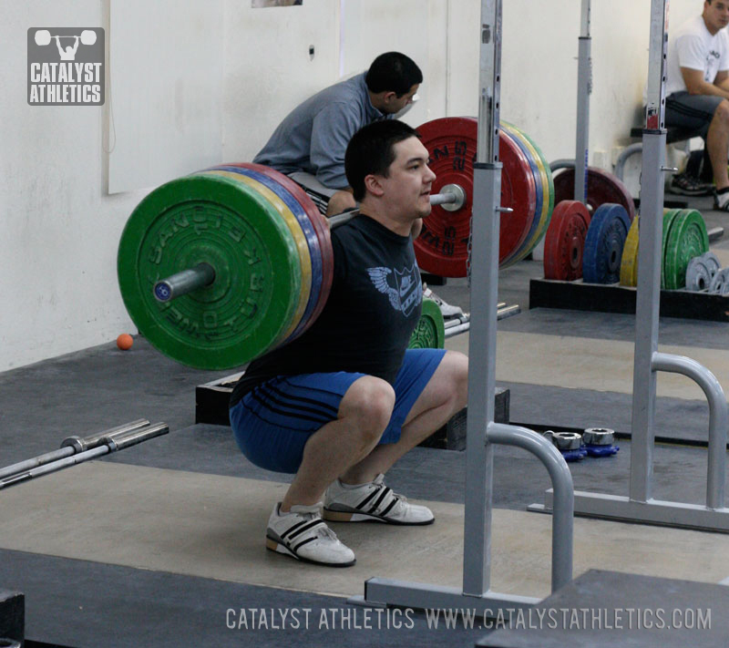 Steve back squat - Olympic Weightlifting, strength, conditioning, fitness, nutrition - Catalyst Athletics 