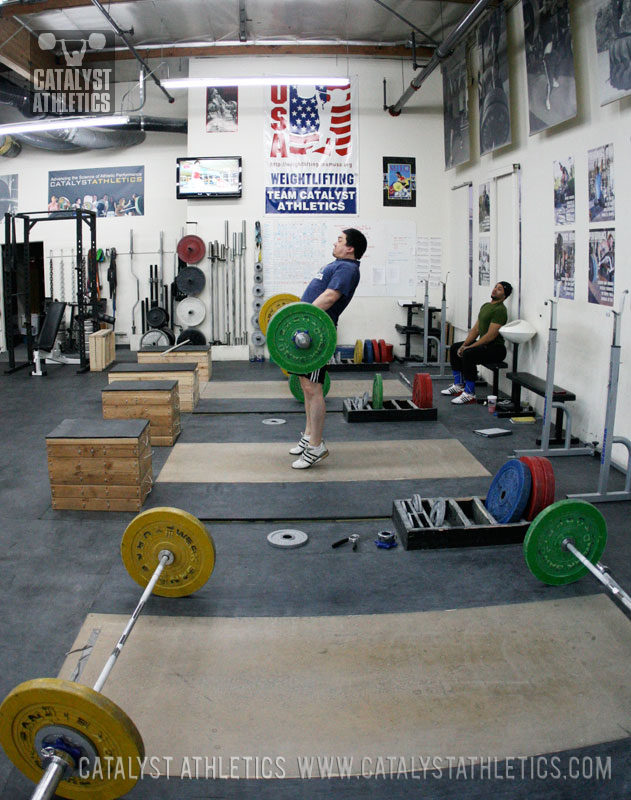 Steve clean pull - Olympic Weightlifting, strength, conditioning, fitness, nutrition - Catalyst Athletics 