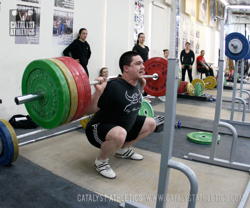 Steve back squat - Olympic Weightlifting, strength, conditioning, fitness, nutrition - Catalyst Athletics 