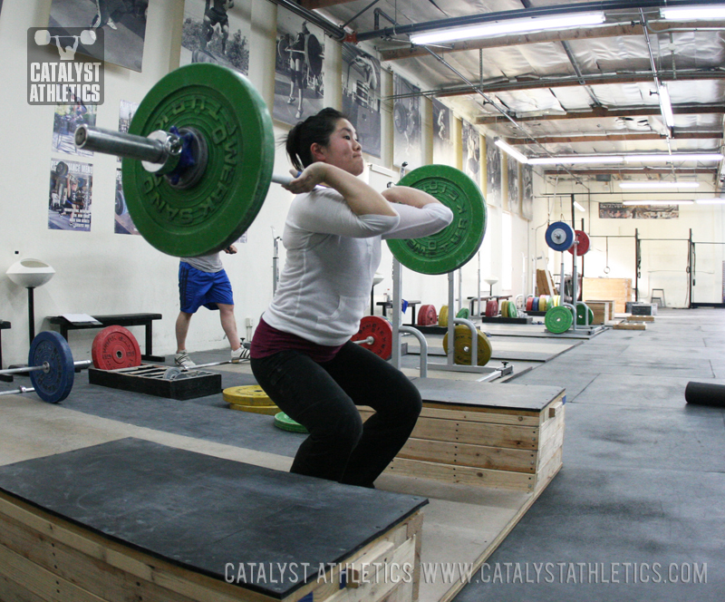 Dawn block clean - Olympic Weightlifting, strength, conditioning, fitness, nutrition - Catalyst Athletics 