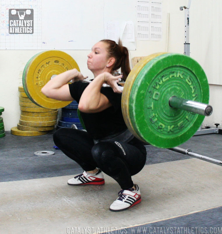 Alyssa clean - Olympic Weightlifting, strength, conditioning, fitness, nutrition - Catalyst Athletics 