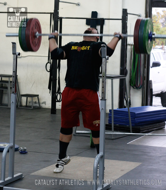 Brian push press - Olympic Weightlifting, strength, conditioning, fitness, nutrition - Catalyst Athletics 