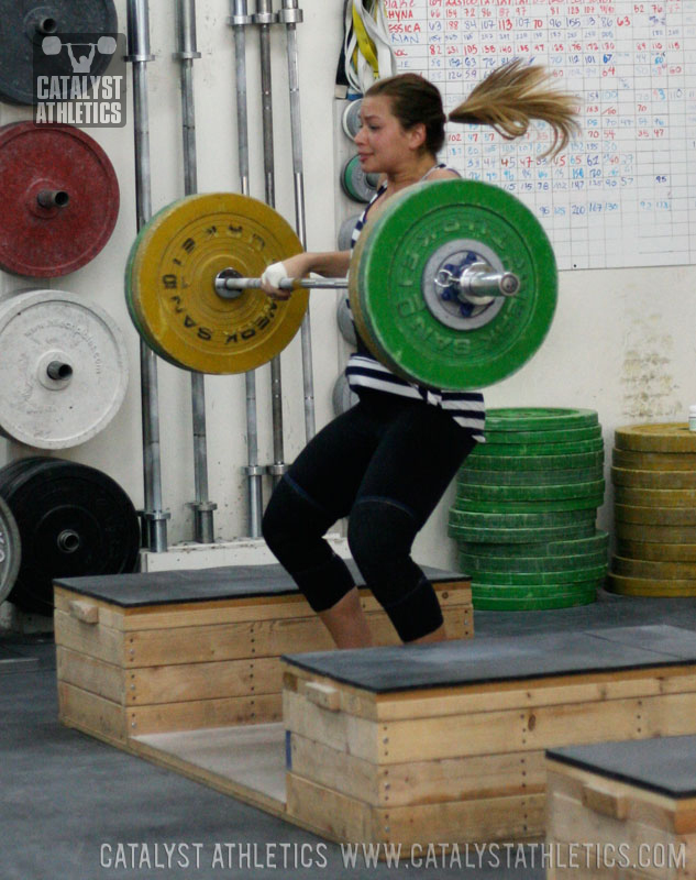 Jessica Block Clean - Olympic Weightlifting, strength, conditioning, fitness, nutrition - Catalyst Athletics 
