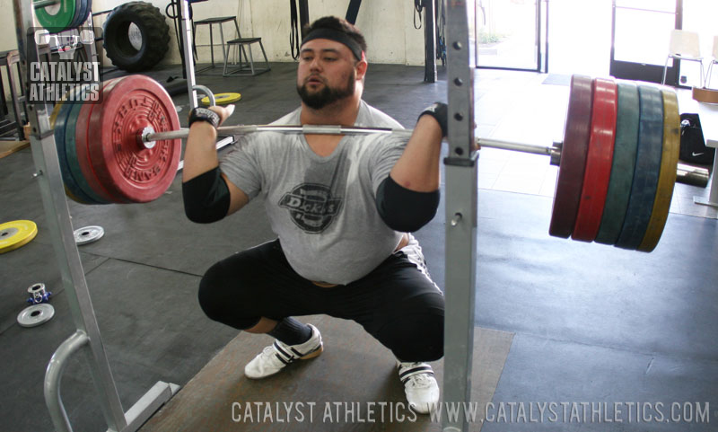 Brian Front Squat - Olympic Weightlifting, strength, conditioning, fitness, nutrition - Catalyst Athletics 