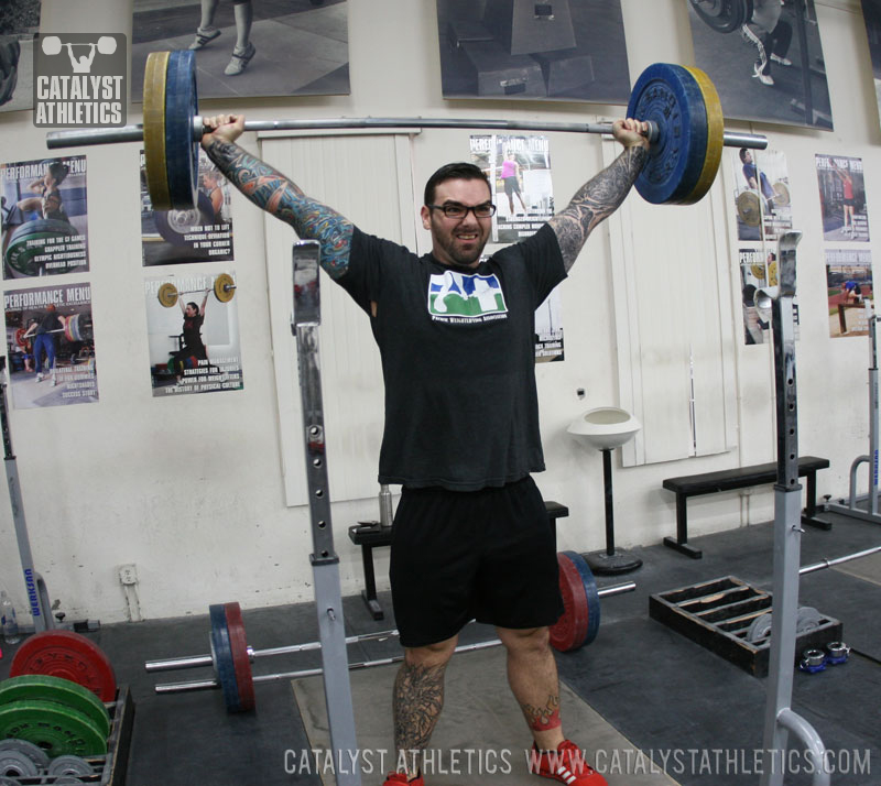 Aaron Snatch Push Press - Catalyst Athletics Olympic Weightlifting ...