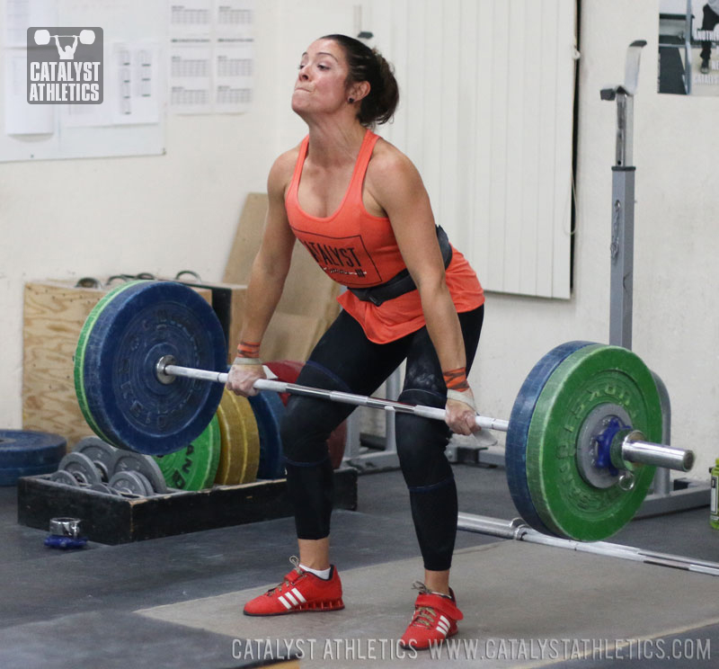 Jolie Clean Pull - Olympic Weightlifting, strength, conditioning, fitness, nutrition - Catalyst Athletics 