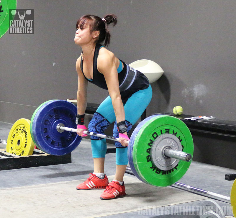 Jes Clean Deadlift - Olympic Weightlifting, strength, conditioning, fitness, nutrition - Catalyst Athletics 