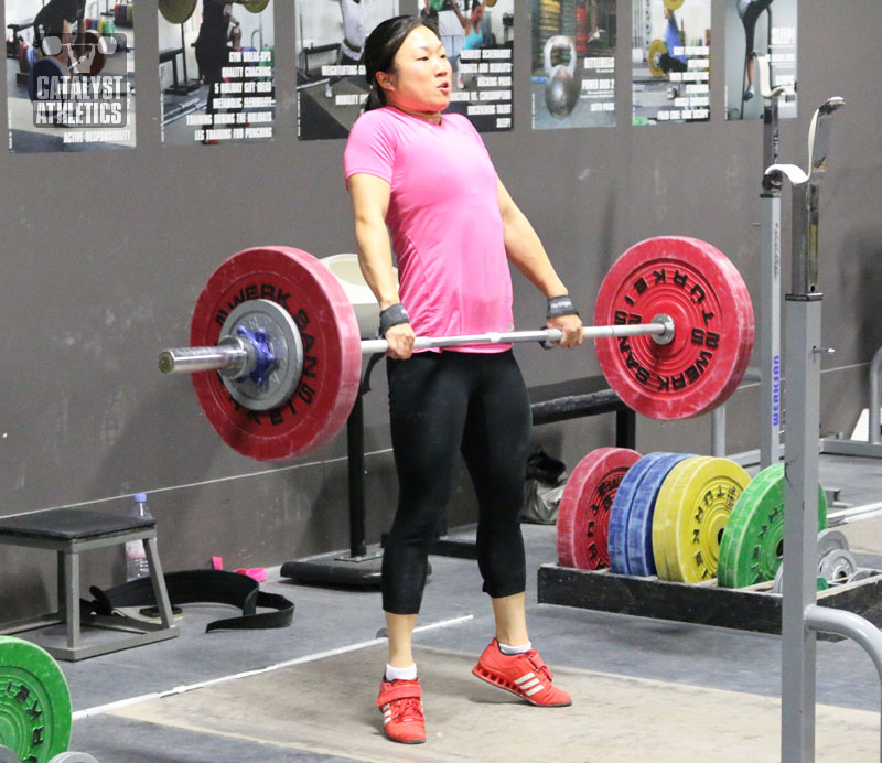 Mary Clean Pull - Olympic Weightlifting, strength, conditioning, fitness, nutrition - Catalyst Athletics 