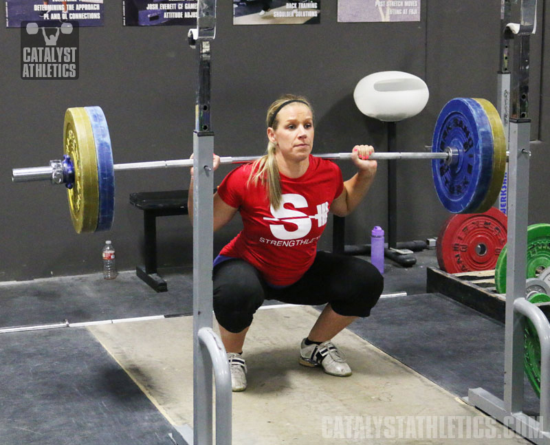 Kara Backsquat - Olympic Weightlifting, strength, conditioning, fitness, nutrition - Catalyst Athletics 