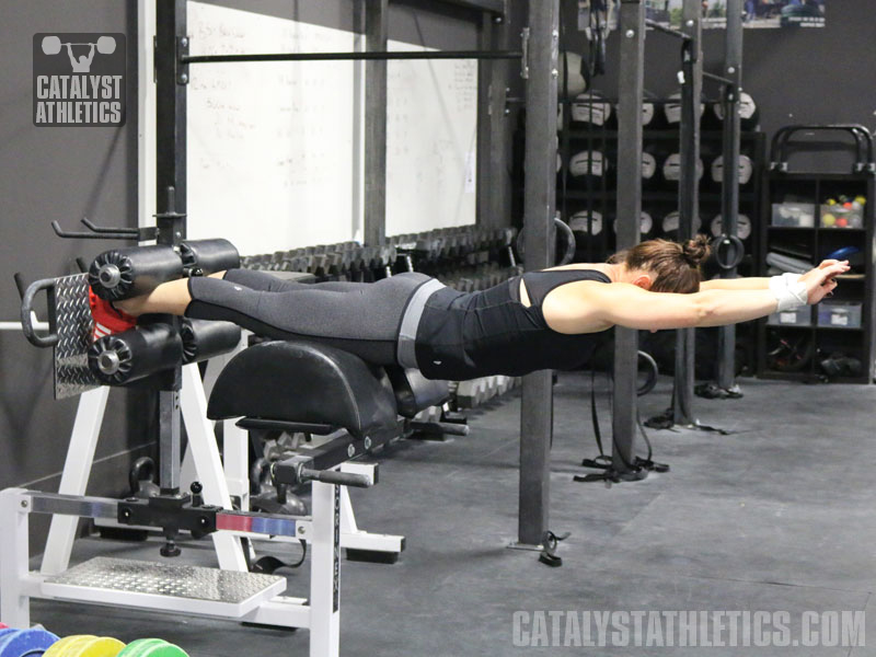 Alyssa Back Extension - Olympic Weightlifting, strength, conditioning, fitness, nutrition - Catalyst Athletics 