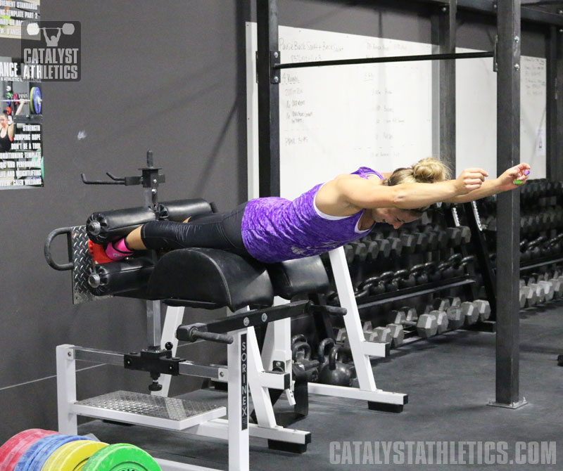 Danielle Back Extension - Olympic Weightlifting, strength, conditioning, fitness, nutrition - Catalyst Athletics 