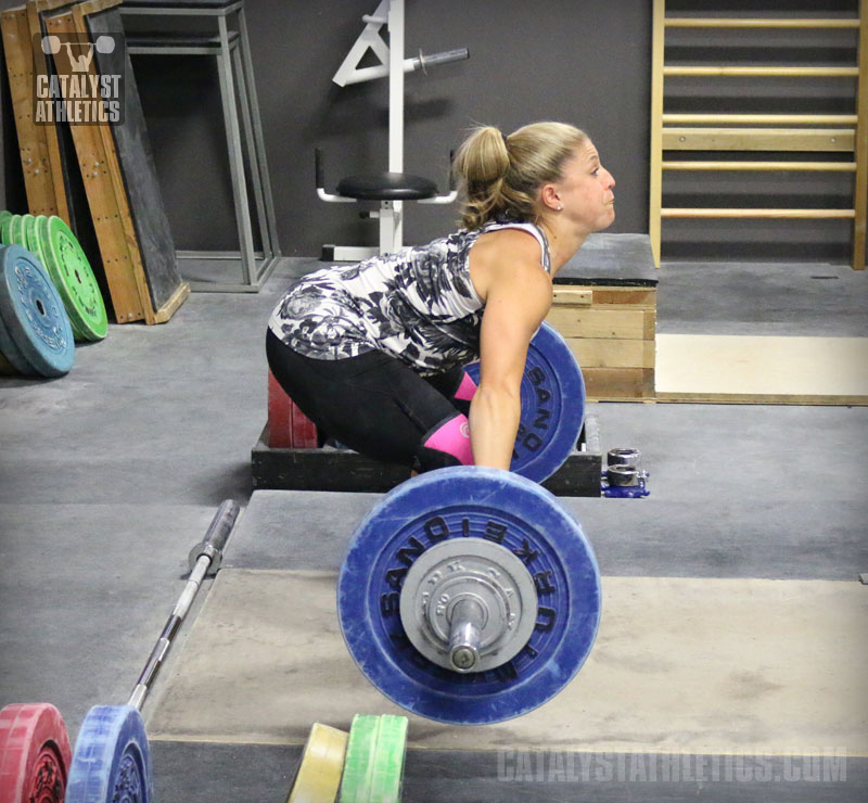 Danielle Snatch Pull - Olympic Weightlifting, strength, conditioning, fitness, nutrition - Catalyst Athletics 