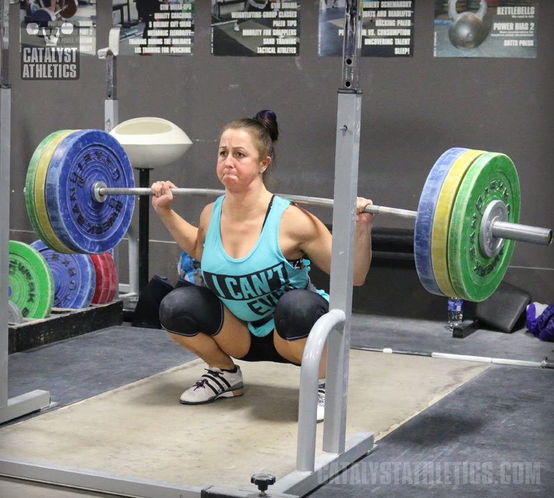 Aimee Back Squat - Olympic Weightlifting, strength, conditioning, fitness, nutrition - Catalyst Athletics 