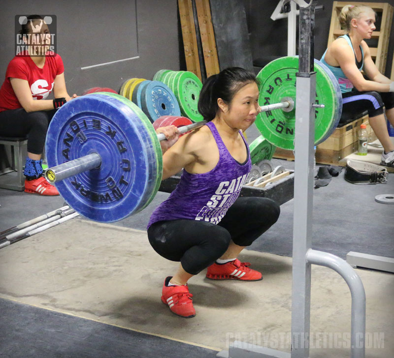 Mary Back Squat - Olympic Weightlifting, strength, conditioning, fitness, nutrition - Catalyst Athletics 