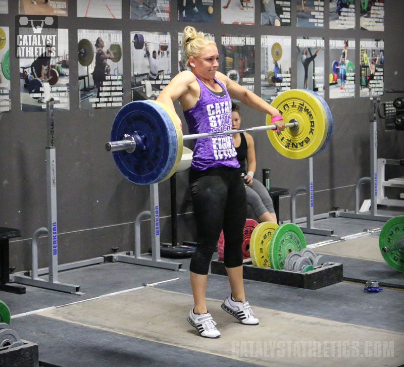 Chelsea Snatch Pull - Olympic Weightlifting, strength, conditioning, fitness, nutrition - Catalyst Athletics 