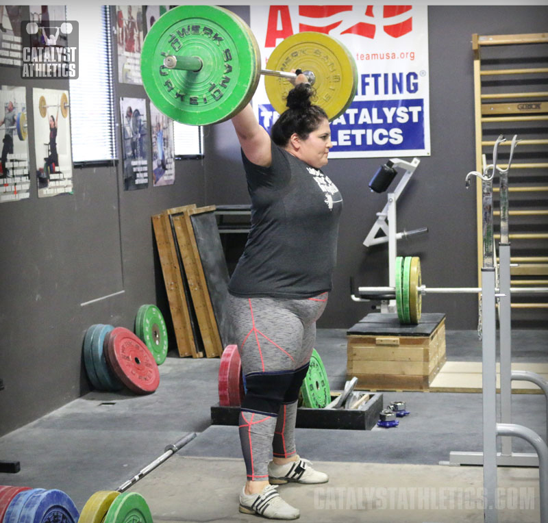 Tamara Snatch Push Press - Olympic Weightlifting, strength, conditioning, fitness, nutrition - Catalyst Athletics 