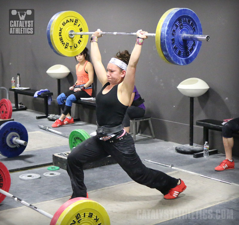 Alyssa Jerk - Olympic Weightlifting, strength, conditioning, fitness, nutrition - Catalyst Athletics 