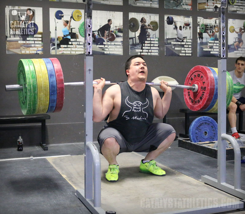 Steve Back Squat - Olympic Weightlifting, strength, conditioning, fitness, nutrition - Catalyst Athletics 