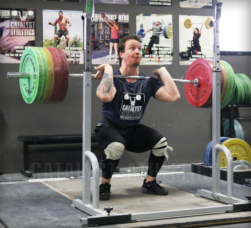 Donny Front Squat - Olympic Weightlifting, strength, conditioning, fitness, nutrition - Catalyst Athletics 
