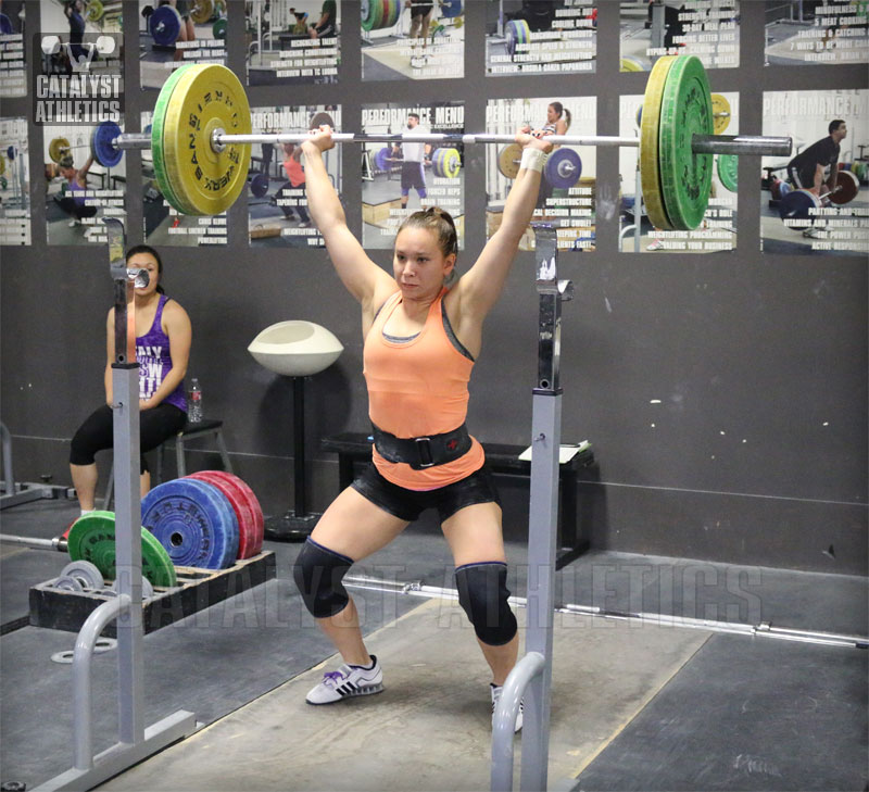 Alyssa Power Jerk - Olympic Weightlifting, strength, conditioning, fitness, nutrition - Catalyst Athletics 
