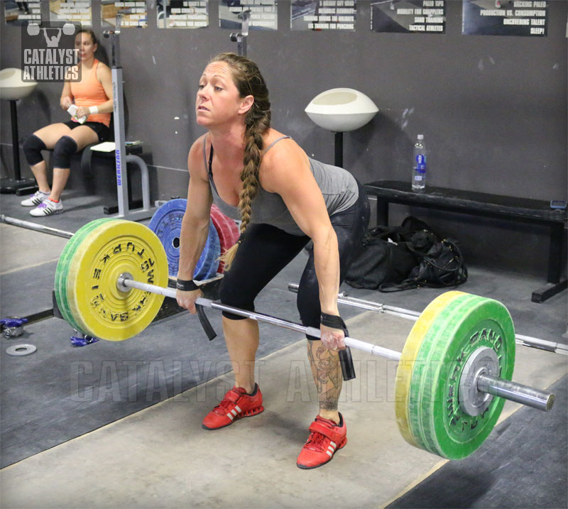 Joclyn Clean Pull - Olympic Weightlifting, strength, conditioning, fitness, nutrition - Catalyst Athletics 