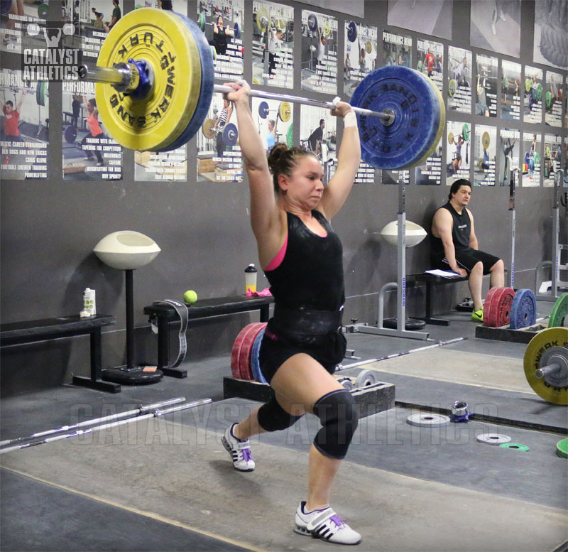 Alyssa Jerk - Catalyst Athletics Olympic Weightlifting Photo Library